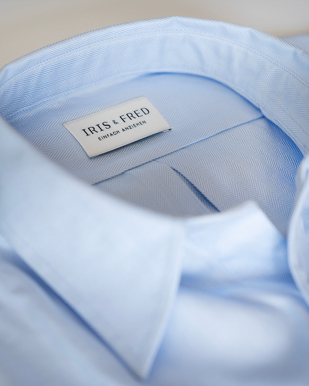 Magnetknopf-Hemd Harrison Premiumstoff - Blau