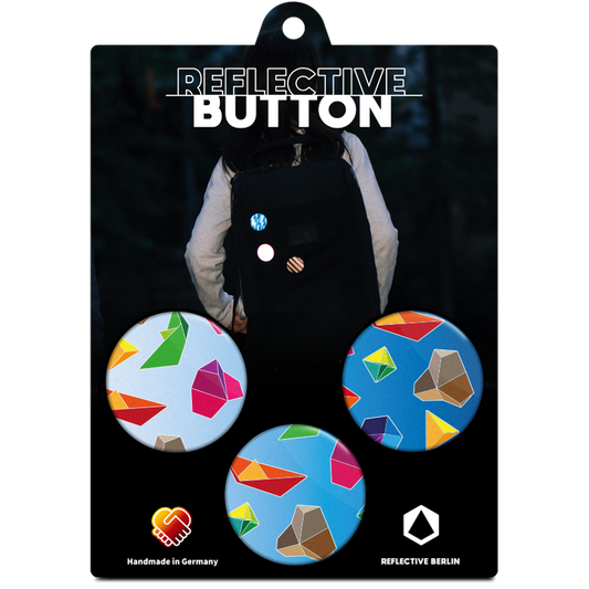 Reflective BUTTON, Origami, Produktbild