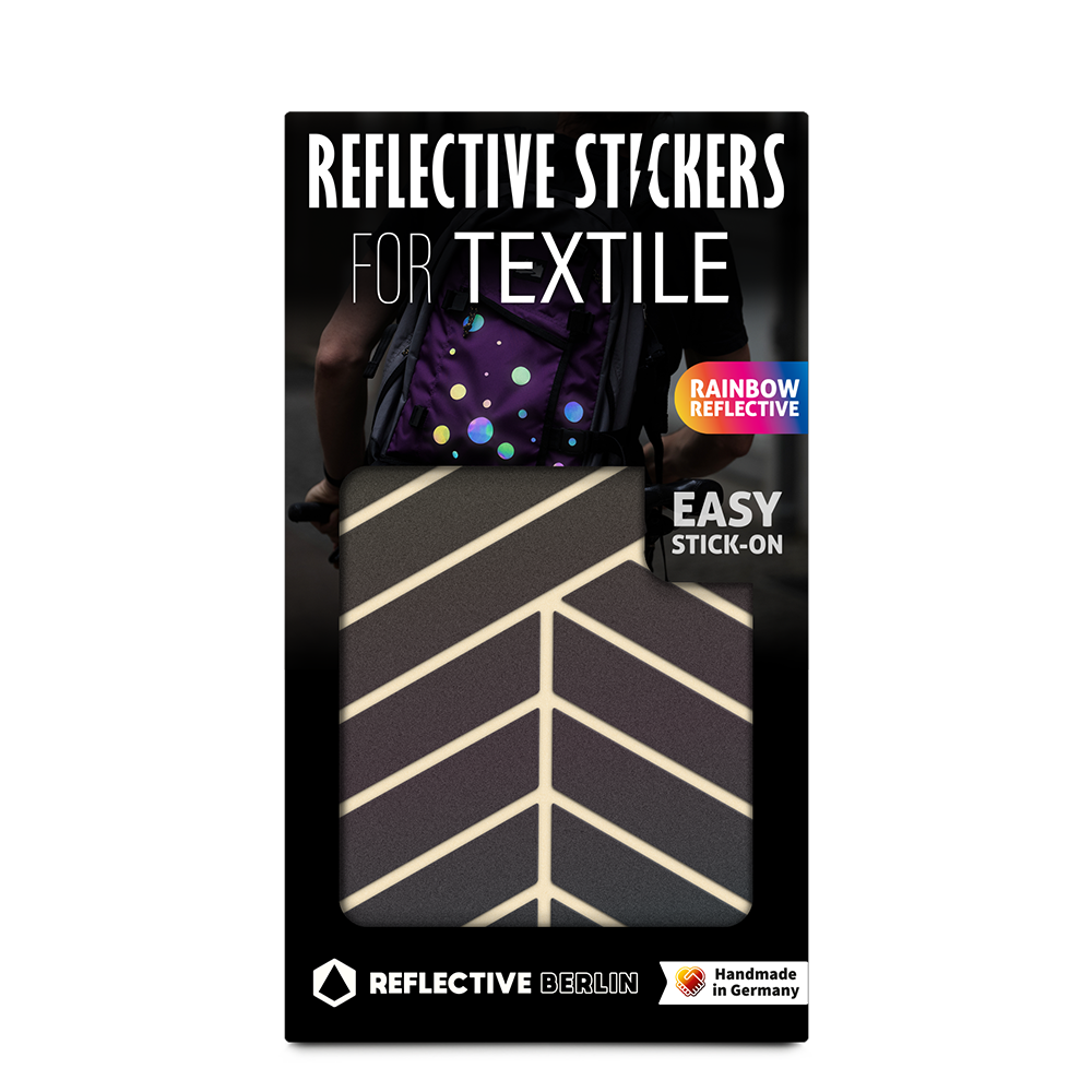 Reflective textile stickers: Universal