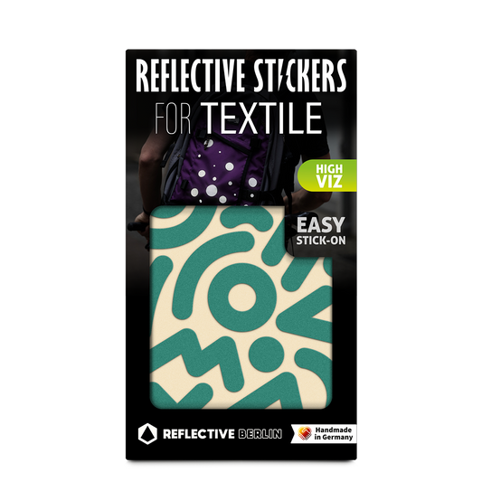 Reflektierende Textilsticker: Doodle