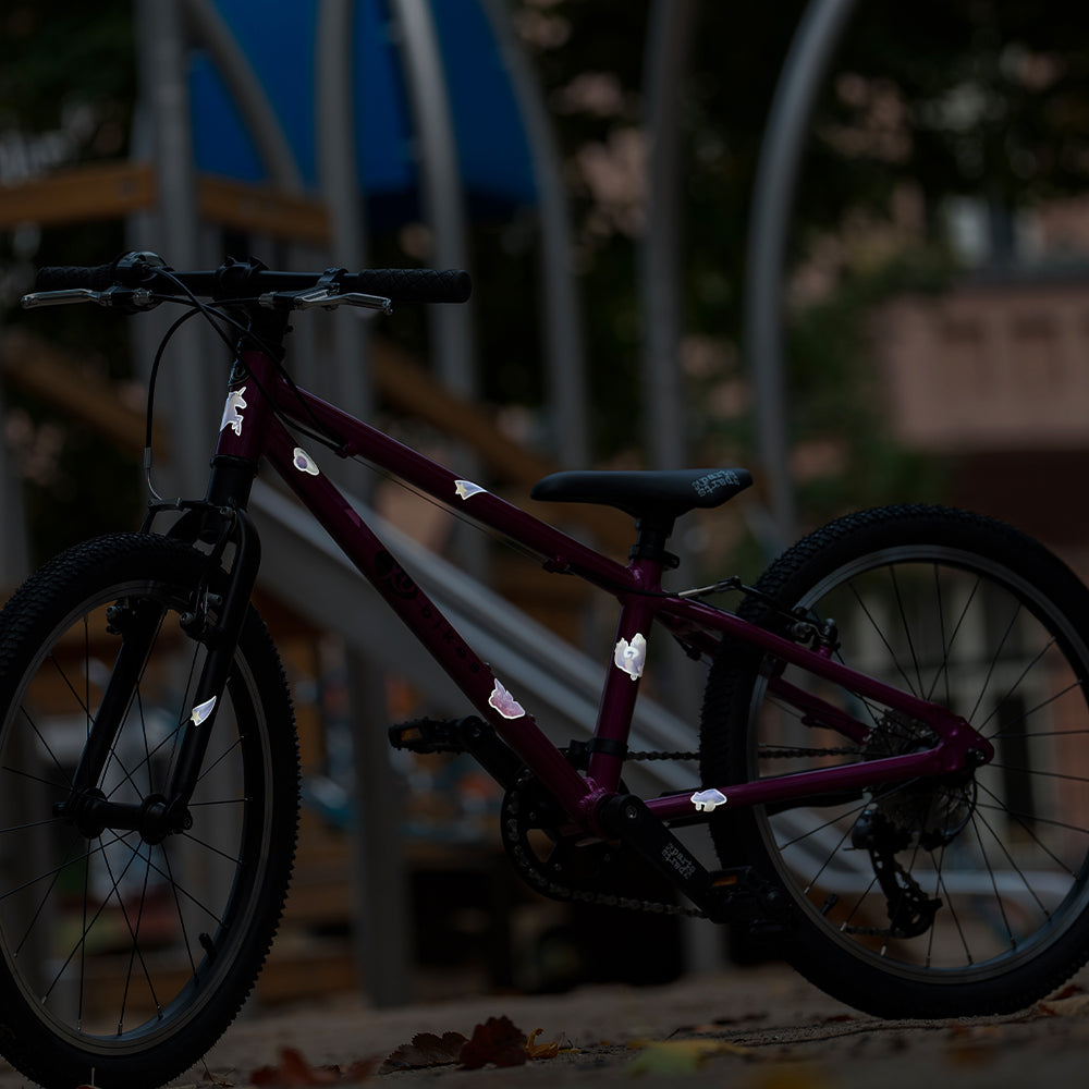 bicycle in front of playground