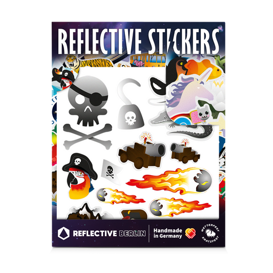 Reflective thematic shape for kids edition pirates