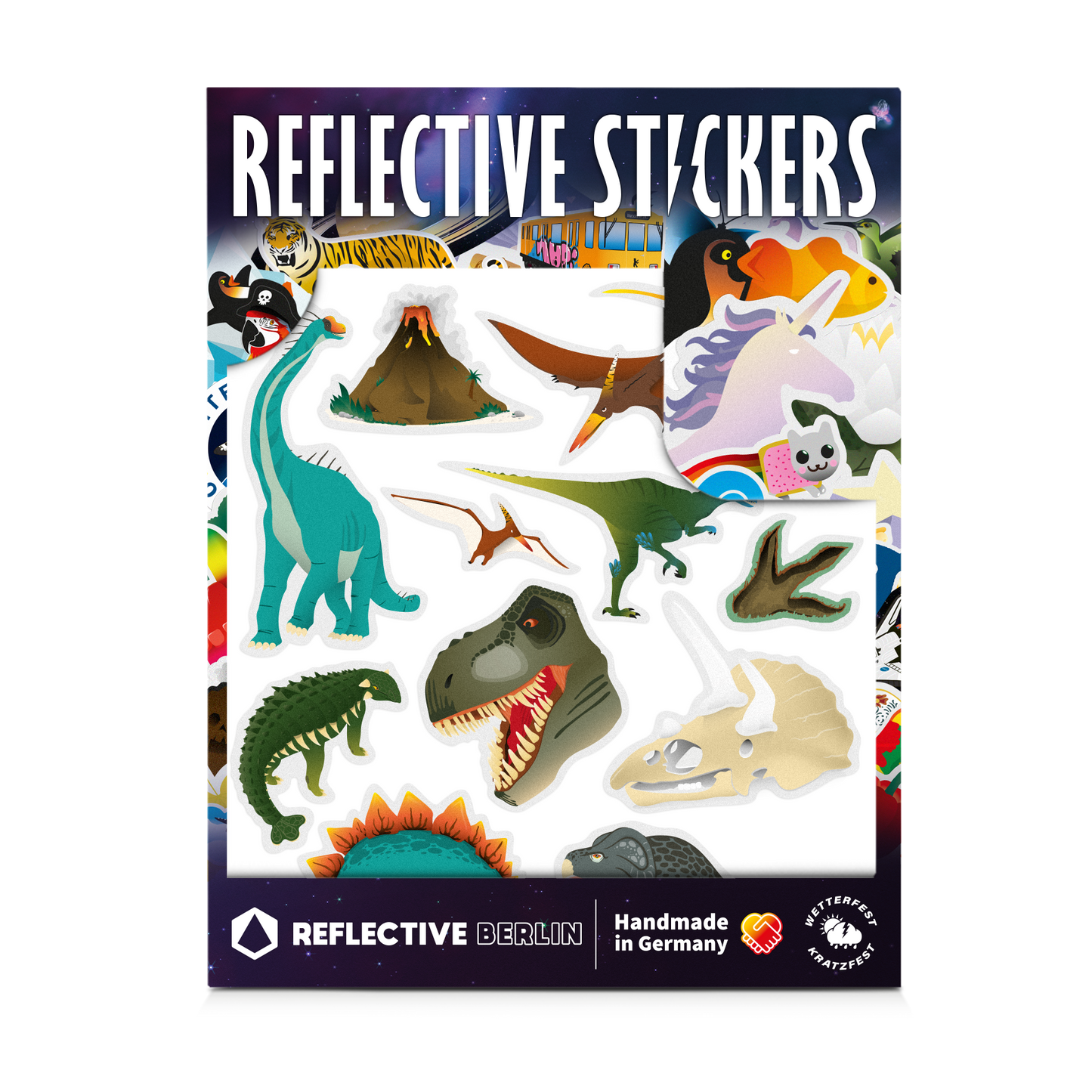 Reflex Sticker KID Set: Dinos