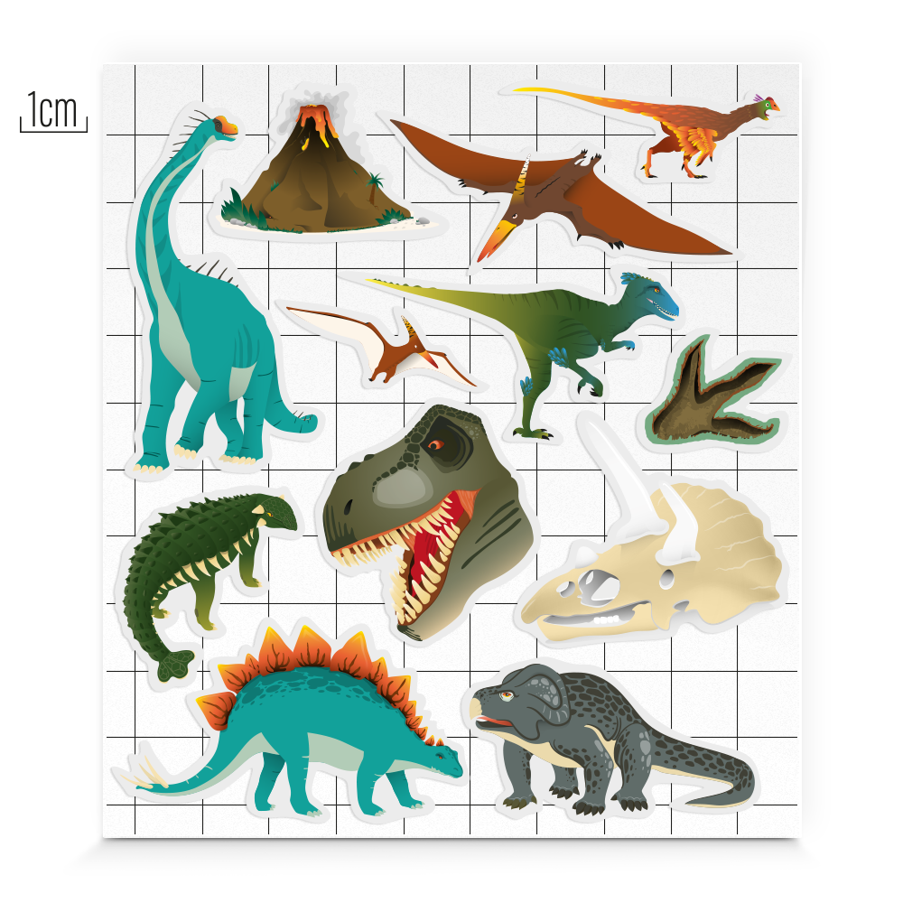 Reflex Sticker KID Set: Dinos