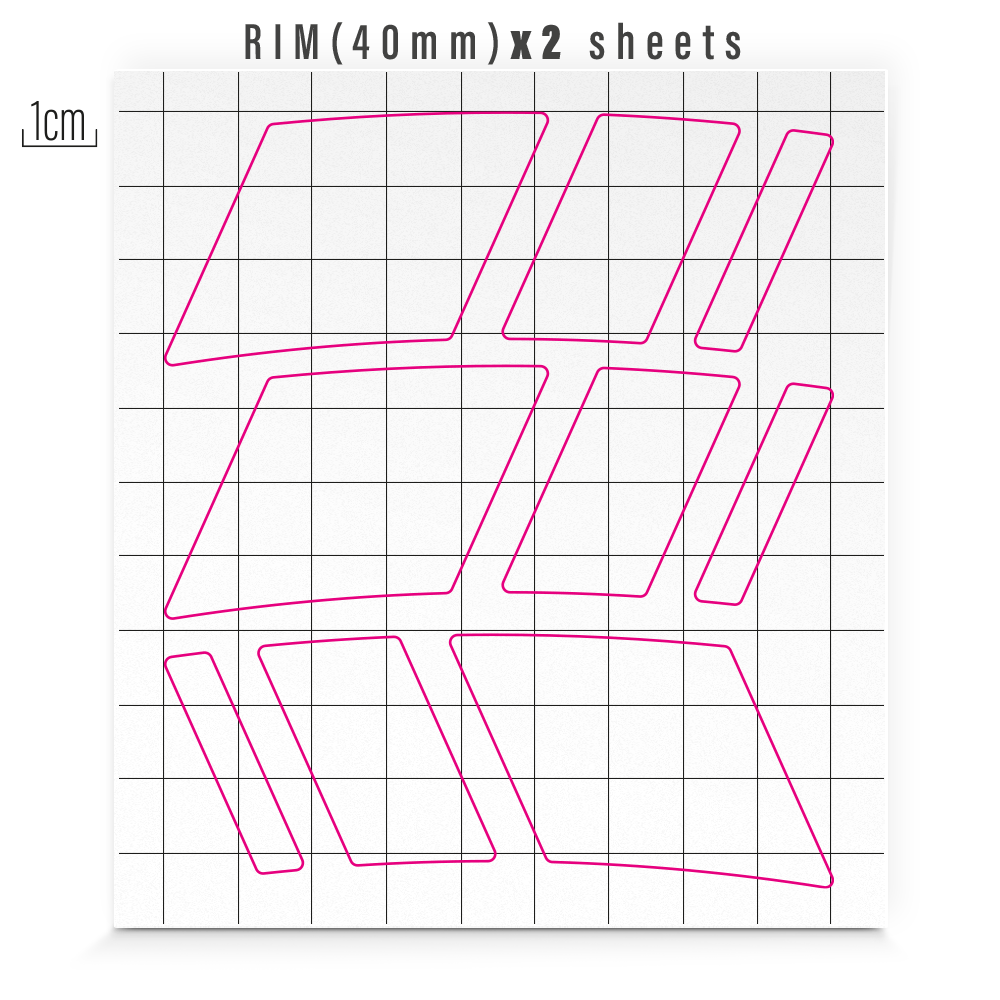 technical sheet, 40mm, rim racer