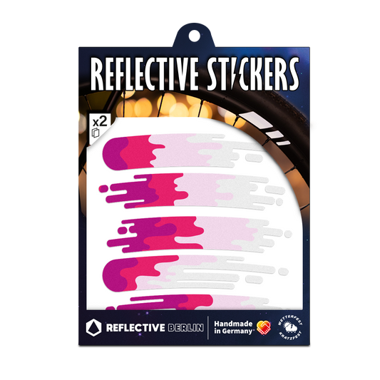 Reflective rim stickers: Smudge