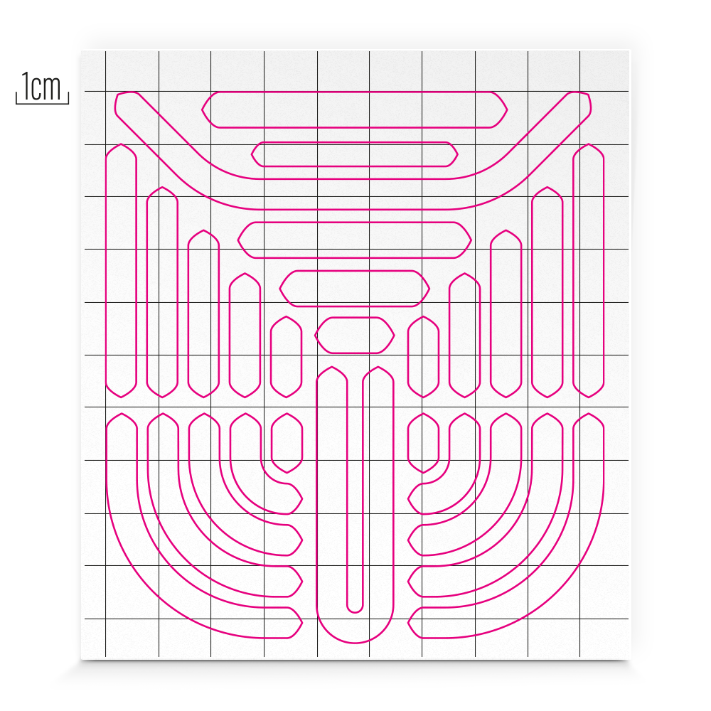 Cut form from cluster design