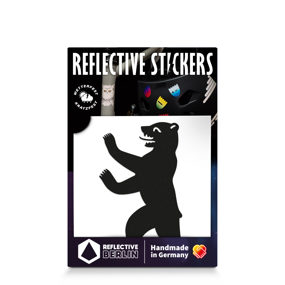 Reflexsticker - Berliner Bär