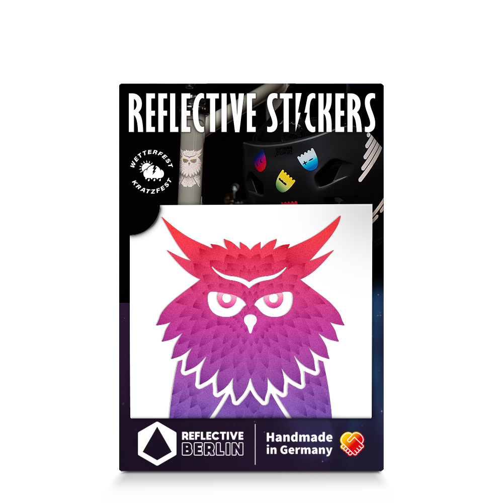 Reflective Sticker - Owl