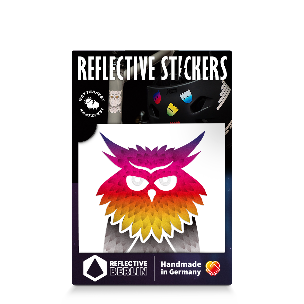 Reflective Sticker - Owl