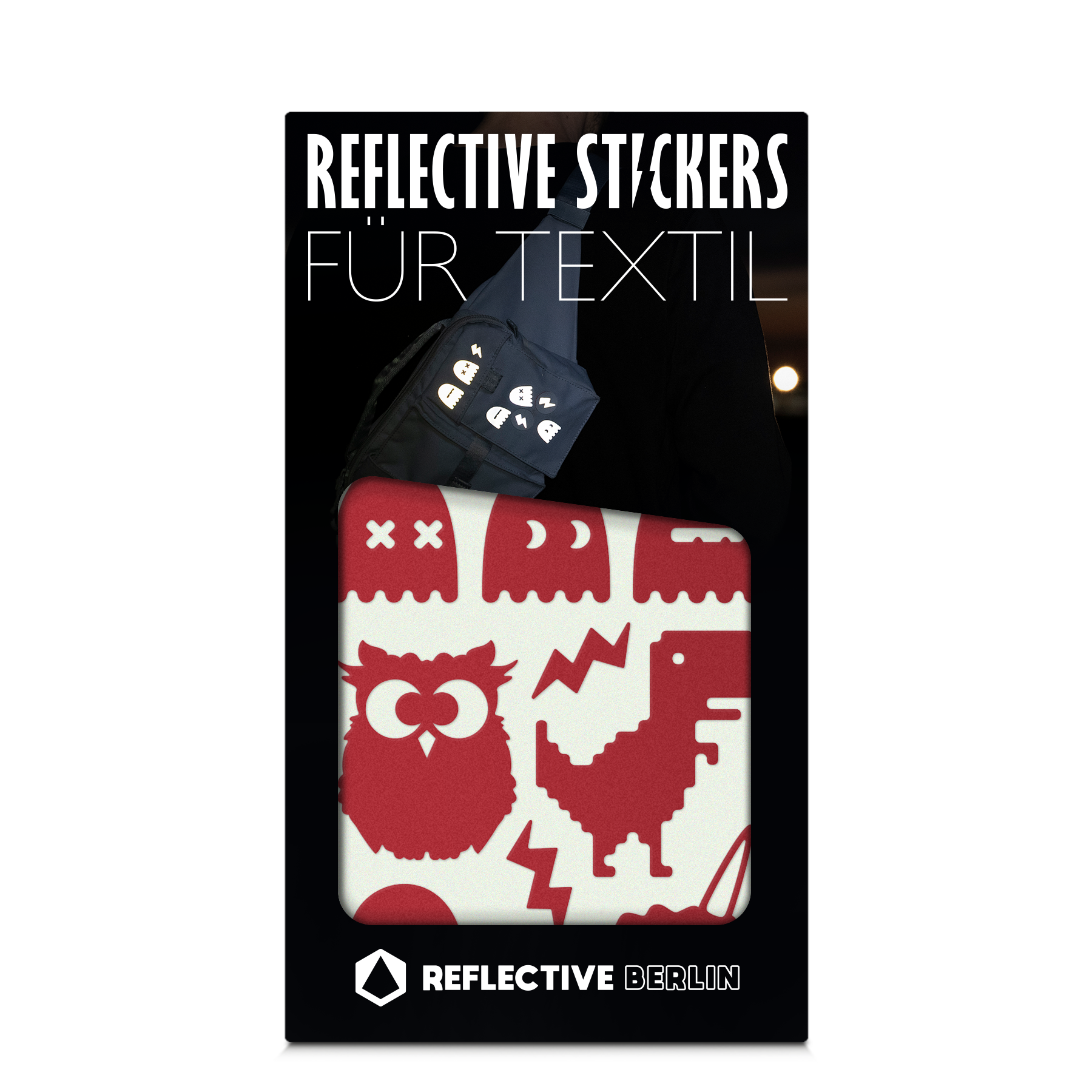 Produktbild Reflective Sticker, Textilsticker, Creature