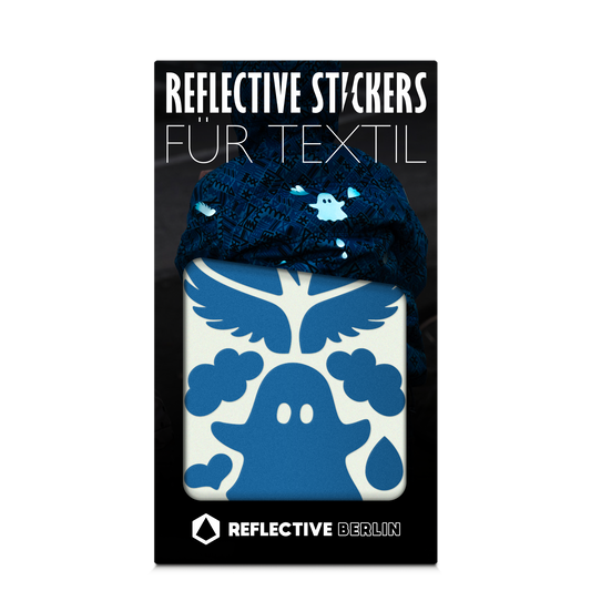 Produktbild Reflective Stickies, reflektierende Textilsticker, Design: Spooky